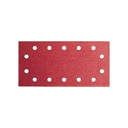 Bosch 2608605317 10 Feuilles abrasives pour ponceuses vibrantes 115 x 230 mm 14 trous Grain 80