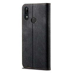 Avis Wewoo Housse Coque Pour Huawei P Smart Z / Y9 Prime Denim Texture Style décontracté Étui en cuir à rabat horizontal avec support et fentes cartes et portefeuille noir