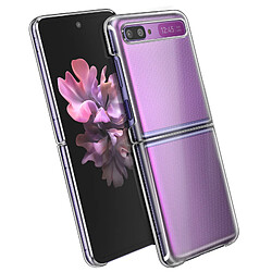 Avizar Coque Samsung Galaxy Z Flip Protection Rigide Fine Légère Crystal Transparent