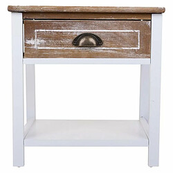 Avis Table de Nuit Alexandra House Living Blanc 29 x 42 x 40 cm