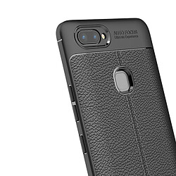 Wewoo Coque gris Étui de protection TPU Vivo X20 Plus Litchi Texture pas cher