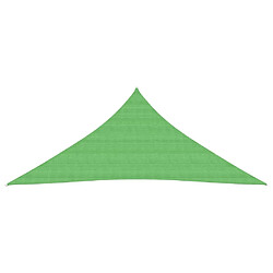 Maison Chic Voile d'ombrage | Voile de parasol | Toile d'ombrage 160 g/m² Vert clair 4,5x4,5x4,5 m PEHD -MN35175