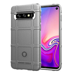 Wewoo étuis Coque Housse TPU antichoc à couverture totale pour Galaxy S10 (Gris)