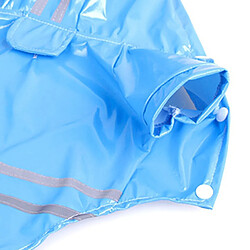 Imperméable Pour Chien Avec Capuche Veste Réfléchissante Pour Chien Imperméable S- XL Bleu S pas cher