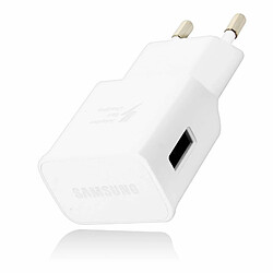 Chargeur Secteur USB 15W Quick Charge 3.0 et Câble USB-C Original Samsung Blanc