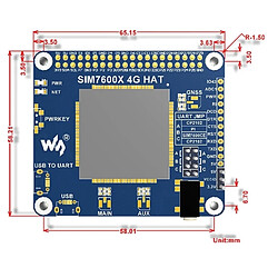 Acheter Wewoo CHAPEAU Waveshare 4G / 3G / GNSS pour Raspberry PiLTE CAT4pour l'Amérique du Nord