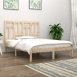 vidaXL Cadre de lit sans matelas 120x200 cm bois de pin massif