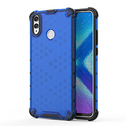 Wewoo Coque PC + TPU en nid d'abeille antichoc pour Huawei Honor 8X bleu