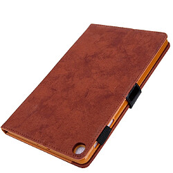 Acheter Wewoo Housse Coque Etui à rabat horizontal en cuir de style affaires pour Galaxy Tab S5e / T720avec support et fente cartecadre photo et fonction veille / réveil Marron