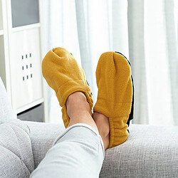 Acheter Shop Story SHOP-STORY - HOT SOX YELLOW : Chaussons Chauffants Micro-Ondes