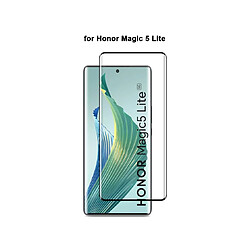 WE PACK verre trempé et coque de protection transparente HONOR MAGIC 5 LITE: 1 Verre trempé dureté 9H Glass+1 Coque de protection TPU Transparent