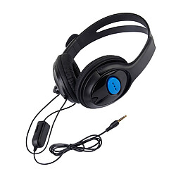 3,5 mm Casque Audio Ecouteur à Double Stéréo avec Microphone Mic Pour Sony PS4 PS3 pas cher