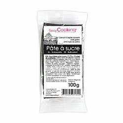 Scrapcooking Pâte à sucre noire 100 g