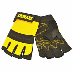 DeWalt PERFORM4 Gants de travail Paume en cuir semi-synthétique rembourré (Import Grande Bretagne)