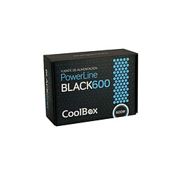 Bloc d'Alimentation CoolBox Powerline Black 600 ATX 600 W