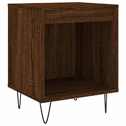 Acheter Maison Chic Lot de 2 Tables de chevet - Tables de Nuit chêne marron 40x35x50 cm bois ingénierie