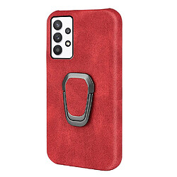 Coque en TPU + PU avec béquille rouge pour votre Samsung Galaxy A32 4G (EU Version)/A32 Lite