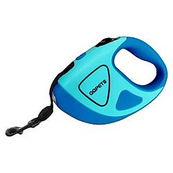 Lampe De Poche Rétractable à Col De Marche Rétractable Automatique Pour Chien En Laisse LED Blue_16ft