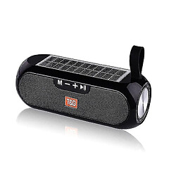 Universal Haut-parleur Bluetooth de charge solaire Portable Sound sans fil Subwoofer | Enceintes portables (noir)