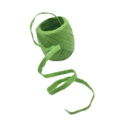 Acheter 20m / Rouleau De Papier Raphia Ruban Cadeau Paquet Chaîne Scrapbooking Vert