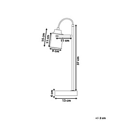 Avis Beliani Lampe de bureau cuivré MUNDAKA