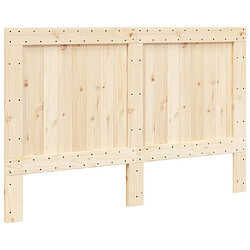 Maison Chic Tête de lit scandinave,Meuble de chambre 160x104 cm bois massif de pin -MN58241