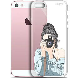 Caseink Coque arrière Apple iPhone 5/5s/SE (4 ) Gel HD [ Nouvelle Collection - Souple - Antichoc - Imprimé en France] La Photographe