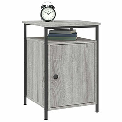 Acheter Maison Chic Lot de 2 Tables de chevet - Tables de Nuit sonoma gris 40x42x60cm bois d'ingénierie