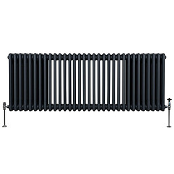 Monstershop Radiateur Traditionnel à Triple Colonne – 600 x 1462 mm – Gris Anthracite