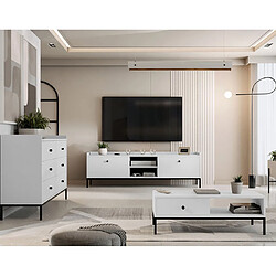 Bestmobilier Filipo - meuble TV - 180 cm pas cher