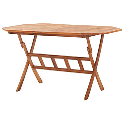 Avis vidaXL Table pliable de jardin 135 x 85 x 75 cm Bois d'acacia massif