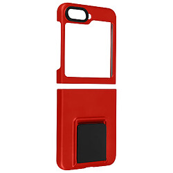 Avizar Coque pour Samsung Galaxy Z Flip 5 Béquille Support série Classic Stand Rouge