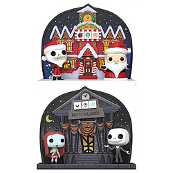 Funko L'etrange Noël de Mr. Jack - Calendrier de l'avent Pocket POP! Dual Side Halloween