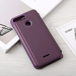 Avis Wewoo Coque Housse en cuir pour miroir Xiaomi Redmi 6 avec support Violet