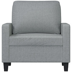 Avis Maison Chic Fauteuil relax,Chaise pour salon Gris clair 60 cm Tissu -MN41298