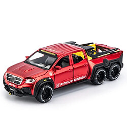 Universal 1/28 X-Class EXY 6x6 off-road pick-up modèle voiture jouet alliage moulé sous pression tire écho lumière véhicule jouet.