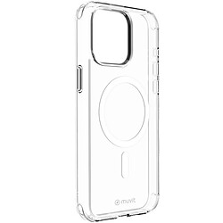 Avis Muvit Coque de Protection pour iPhone 15 Pro Max Renforcée 2M MagSafe Transparent