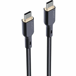 Câble USB-C Aukey CB-KCC102 Noir 1,8 m pas cher