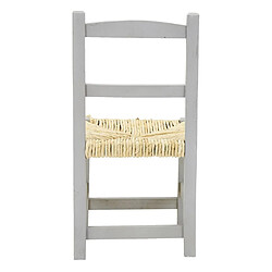 Avis Aubry Gaspard Chaise enfant en bois gris.