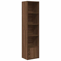 vidaXL Bibliothèque chêne marron 31x24x127 cm bois d'ingénierie