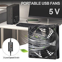 Mini Ventilateur de Refroidissement USB Portable Refroidisseur d'air Silencieux de Table de Bureau pour PC Portable