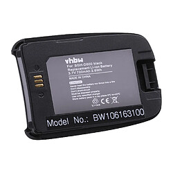 vhbw Batterie noire compatible avec Samsung SGH-D600 téléphone portable, remplace BST4389BE (700mAh, 3.7V, Li-Ion)