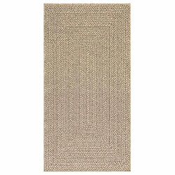 vidaXL Tapis ZIZUR beige 80x150 cm aspect de jute intérieur extérieur