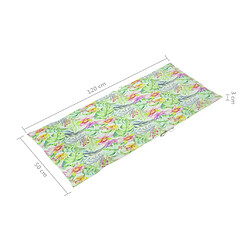 vidaXL Coussins de chaise de jardin à dossier haut lot de 6 tissu pas cher