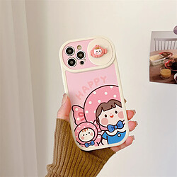 GUPBOO Étui pour iPhone11 Snack pull garçons et filles dessin animé étui pour téléphone portable doux