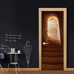 Paris Prix Papier Peint pour Porte Secret Stairs 210x100cm