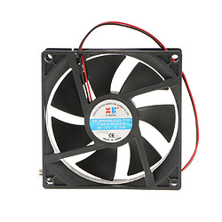 2Pièces 92mm Boîtier Ventilateur 12V CC PC CPU Ventilateur Refroidisseur 2Fil 2P