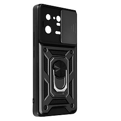 Avizar Coque pour Xiaomi 13 Pro avec Cache caméra et Bague Support Vidéo Noir