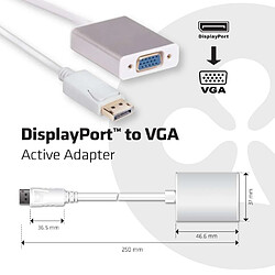 Club 3D CLUB3D Displayport to VGA Active Adapter