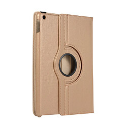 Avis Etui en PU litchi avec support or pour votre Apple iPad 10.2 (2019)